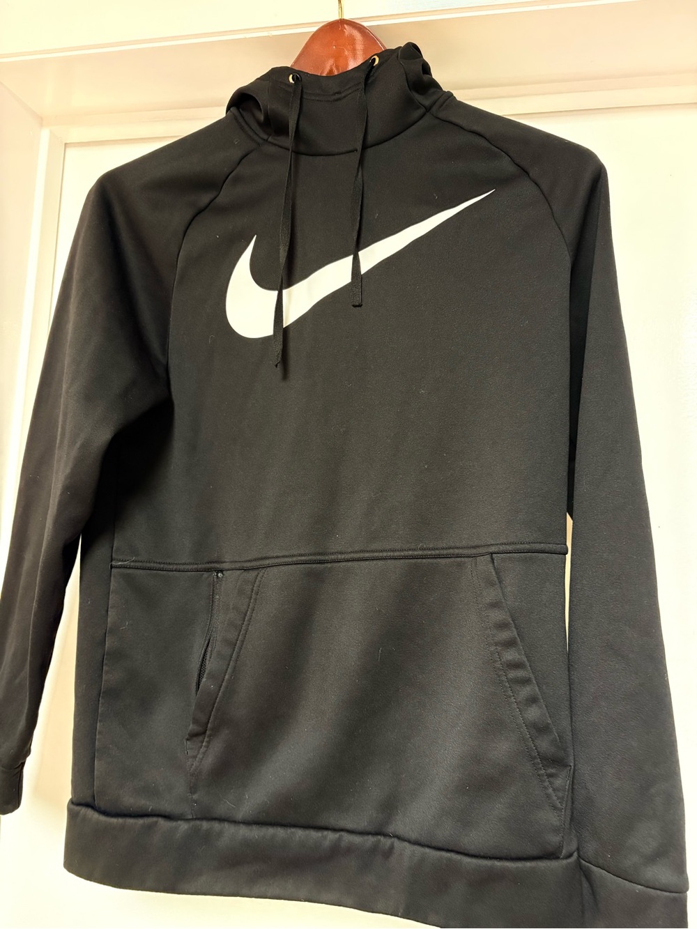 Black Nike hoodie, size medium